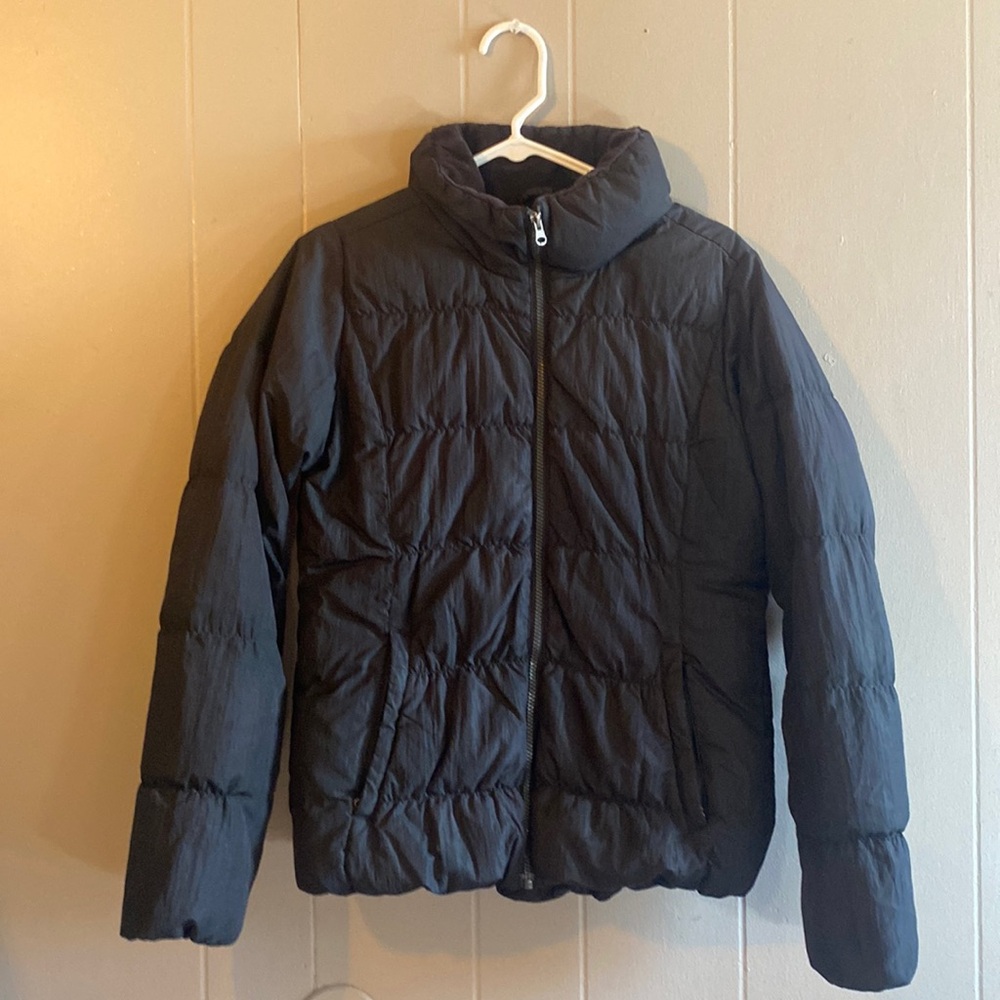 Eddie Bauer Black Down Puffer
